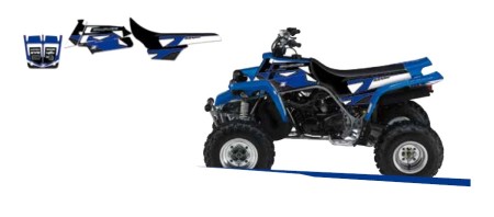 Blackbird Zestaw naklejek ATV Yamaha YFZ450 0922