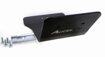 ACCEL OSŁONA POD SILNIK ALUMINIOWA KTM 125/250/350/450 SXF, EXCF '11'14, HUSQVARNA '14'15 KOLOR CZARNY  PROMOCJA