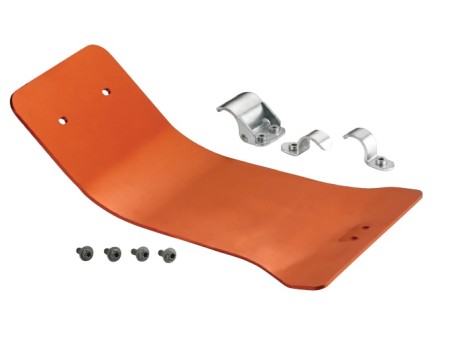 ACCEL OSŁONA POD SILNIK ALUMINIOWA KTM 125/250/350/450 SXF, EXCF '11'14, HUSQVARNA '14'15 KOLOR POMARAŃCZOWY