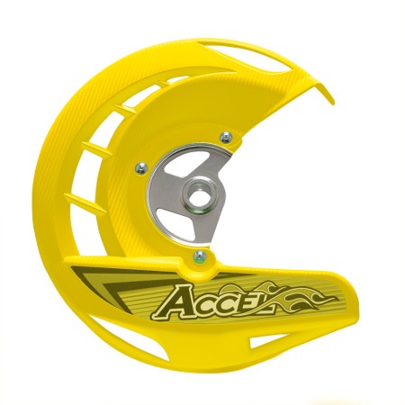 ACCEL OSŁONA TARCZY HAMULCOWEJ PRZÓD SUZUKI RMZ 250 '07'16, RMZ450 '05'16 KOLOR ŻÓŁTY (FDG04YL)  PROMOCJA