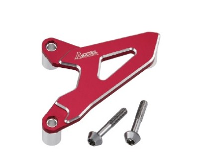 ACCEL OSŁONA ZĘBATKI PRZEDNIEJ HONDA CRF 450R '05'07, CRF 450X '05'12 KOLOR CZERWONY