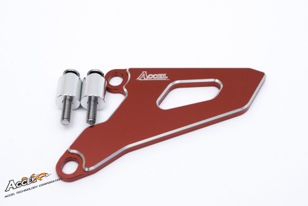 ACCEL OSŁONA ZĘBATKI PRZEDNIEJ HONDA CR 250R '02'07, CRF 250R '04'09, CRF 250X '04'17 KOLOR CZERWONY