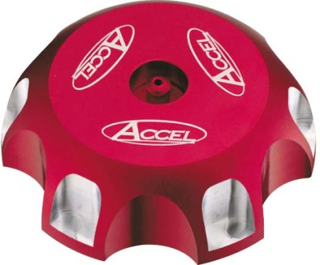 ACCEL KOREK WLEWU PALIWA HONDA CRF 250 '04'18, CRF 450 '02'18 KOLOR CZERWONY