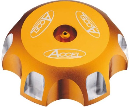 ACCEL KOREK WLEWU PALIWA SUZUKI RMZ 250 '07'09, LTR, LTZ, DRZ 400 KOLOR ZŁOTY