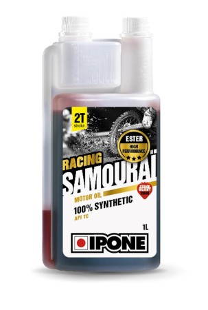Ipone Samourai Racing 2T 100% Syntetyk Truskawka 1L