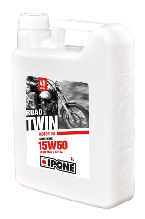 Obrazek dla: IPONE ROAD TWIN 15W50 SEMISYNTETYK 4L MA2 (AKC) (6) WYPRZEDAŻ