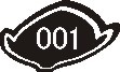 UFO KOMPLET ŚLIZG (KA03773) + PROWADNICA (KA03772) ŁAŃCUCHA KAWASAKI KXF 250 '06'08 KOLOR CZARNY
