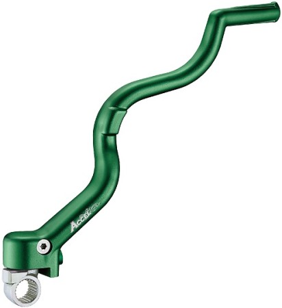 ACCEL DŹWIGNIA STARTERA (KOPKA) ALUMINIOWA KAWASAKI KXF 450 '07'15, KLX 450R '08'19, KOLOR ZIELONY