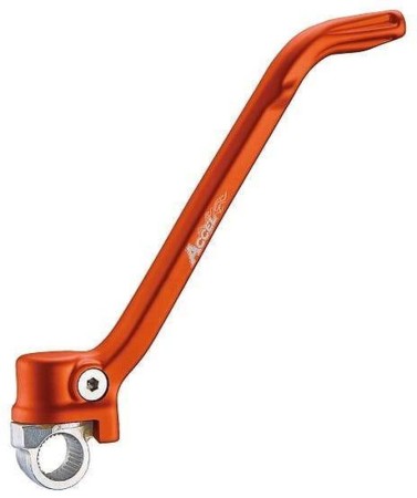 ACCEL DŹWIGNIA STARTERA (KOPKA) ALUMINIOWA KTM SX 125 '16'20, EXC 125 '17, EXC 250/300 '1720, HUSQVARNA TC 125 '1620, TE 150/300 '1720, TX 125 '1720 KOLOR POMARAŃCZOWY (OEM: 50433070044)