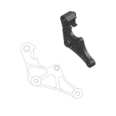 MOTOMASTER PROMOCJA ADAPTER DO TARCZY SUPERMOTO SM RACING 320 YAMAHA YZ 125/250 '17, YZF 250/450 '16 (NA ZAMÓWIENIE bok@olekmotocykle.pl)