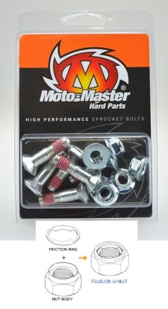 MOTOMASTER ŚRUBY DO ZĘBATKI TYLNEJ M8X30MM (6SZTUK) FUJILOK UNUT (IMBUS) HONDA/YAMAHA/SUZUKI/KAWASAKI
