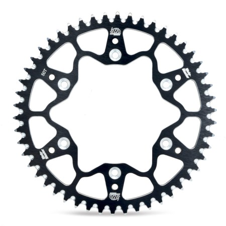 MOTOMASTER PROMOCJA ZĘBATKA TYLNA ALUMINIOWA T7075 (ERGAL) 798 52 (79852) KOLOR CZARNY SUZUKI RM 80/85, YAMAHA YZ 80/85 (9324) (JTR798.52) (ŁAŃC. 428)