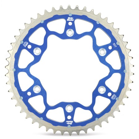 MOTOMASTER PROMOCJA ZĘBATKA TYLNA DUAL RING (STALOWOALUMINIOWA) 270 51 (27051) KOLOR NIEBIESKI YAMAHA YZ/YZF '99'24 WRF '01'24 (JTR251.51) (ŁAŃC. 520)