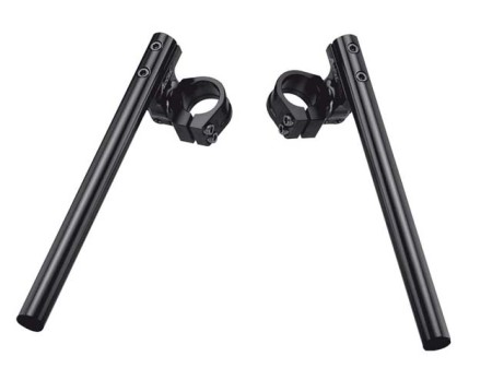 ACCEL KIEROWNICA DWUCZĘŚCIOWA REGULOWANA STREET CLIPON UCHWYT 41MM KOLOR SREBRNY