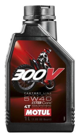 Obrazek dla: MOTUL OLEJ SILNIK 300V 4T FL OFF ROAD 5W40 1L (SYNTETYCZNY)