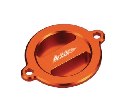 ACCEL POKRYWA FILTRA OLEJU KTM EXC 450/500 '12'16 KOLOR POMARAŃCZOWY  PROMOCJA