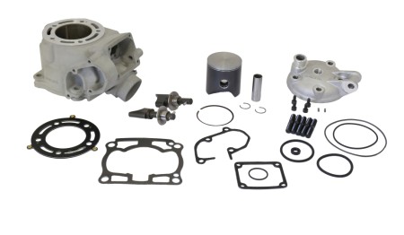 ATHENA CYLINDER KOMPLETNY KAWASAKI KX 125 '03'07 58MM BIG BORE +4MM (144CCM) KOMPLET Z ZAWOREM WYDECHOWYM I GŁOWICĄ