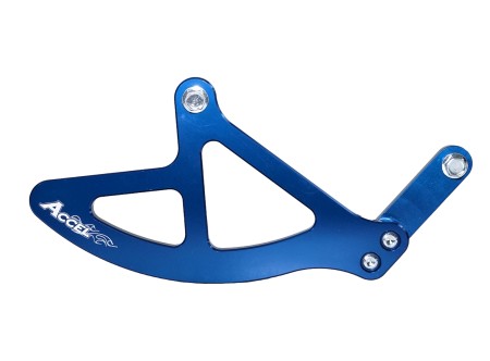 ACCEL OSŁONA TARCZY HAMULCOWEJ TYŁ YAMAHA YZ 125/250 '05'17, YZF/WRF '07'17 (ALUMINIOWA), KOLOR NIEBIESKI