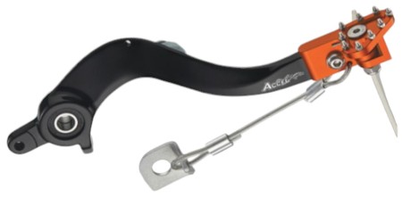 ACCEL DŹWIGNIA HAMULCA NOŻNEGO KTM SX/EXC/SXF/EXCF '07'16 KOLOR POMARAŃCZOWY
