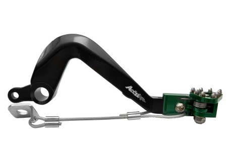 ACCEL DŹWIGNIA HAMULCA NOŻNEGO KAWASAKI KX 80/ KX 100 0118 KOLOR ZIELONY  PROMOCJA