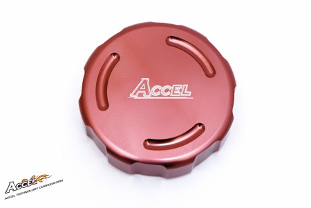 ACCEL POKRYWA POMPY HAMULCOWEJ KOLOR CZERWONY  PROMOCJA