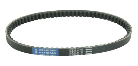 ATHENA PASEK NAPĘDOWY (16,5x8.1x751) APRILIA SR 50LC, BENELLI, MALAGUTI F12/F15, MBK BOOSTER 50, YAMAHA BWS '97'16, JOG '02'11, NEOS 50 '97'16, AEROX 50 LC '97'12