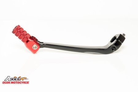 ACCEL DŹWIGNIA ZMIANY BIEGÓW HONDA CRF 450R '09'10 ALUMINIOWA KOLOR CZARNY, KONCÓWKA CZERWONA (24700MENA30)