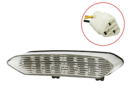 BRONCO LAMPA TYLNA YAMAHA YFZ450/YFM700 RAPTOR (0608) (LED BIAŁA)