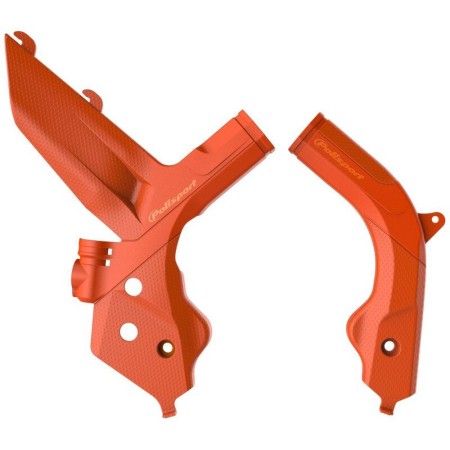 Polisport Osłony ramy KTM SX SXF EXC EXCF 125/150/250/300/350/450/500 1923 pomarańczowe