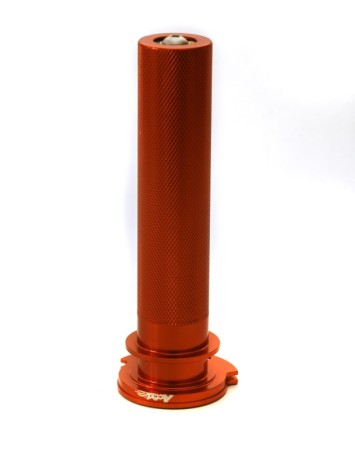 ACCEL ROLGAZ ALUMINIOWY Z ŁOŻYSKIEM KTM SXF 250/350/450 '1620, EXCF 250/350/450/500 '1720,KTM 300 TPI '18'22, HUSQVARNA 300 TEi TXi 300 2T HUSQVARNA FC 250450 '1620, FE 250501 '1720, FX 350/450 '1720 KOLOR POMARAŃCZOWY (79002014100)