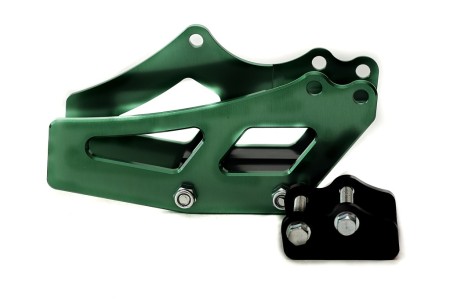 ACCEL PROWADNICA ŁAŃCUCHA KPL. KAWASAKI KXF 450 '1920 KOLOR ZIELONY (ALUMINIOWA)  PROMOCJA