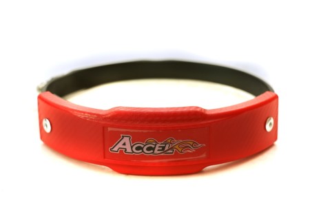 ACCEL OSŁONA ( OCHRANIACZ ) TŁUMIKA ŚR. 127152MM KOLOR CZERWONY  PROMOCJA