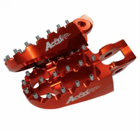 ACCEL PODNÓŻKI KTM EXC/EXCF 250/300/350/450/500 '1720 KOLOR POMARAŃCZOWY (KPL. 2 SZT)