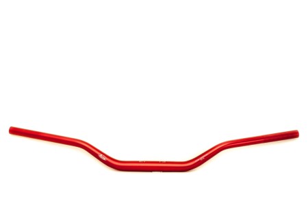 ACCEL KIEROWNICA (28,6MM) TAPER MX WZÓR YAMAHA YZ WYSOKA (7075T6) ERGAL KOLOR CZERWONY (SZER. 803MM, WYS. 92MM)  PROMOCJA