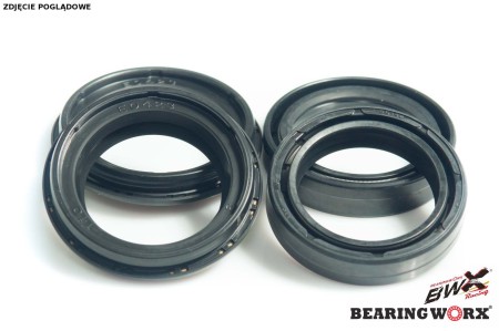 POPRAWIC BWX Komplet uszczelniaczy zawieszenia 45x57x11 Honda CBR CR GL VT VTX Kawasaki VN Suzuki RM GSXR VL 8917 (56139)