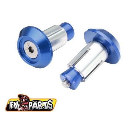 FMPARTS KOŃCÓWKI KIEROWNICY/KORKI ALUMINIUM KOLOR NIEBIESKI