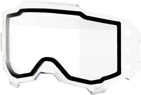 100 PROCENT ARMEGA / ARMATIC FORECAST ROLLOFF REPLACEMENT LENS  DUAL PANE CLEAR  SZYBKA PODWÓJNA DO GOGLI ARMEGA / ARMATIC FORECAST ROLLOFF KOLOR PRZEŹROCZYSTY STARY KOD: 5122290106