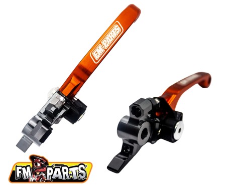 FmParts Zestaw klamek Brembo pomarańczowych