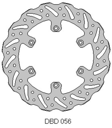 DELTA BRAKING TARCZA HAMULCOWA TYŁ BETA 2T/4T '1321, WAVE (220X108,2X4MM) (6X6,5MM) (NG1294)