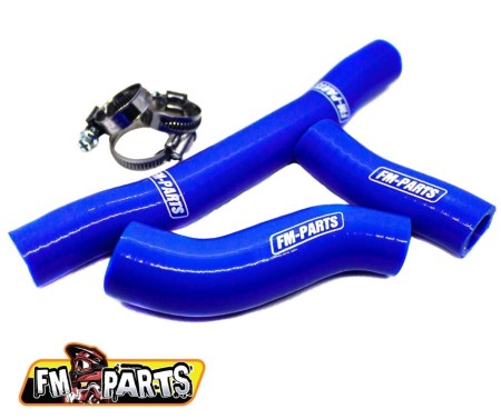 FMPARTS SILIKONOWE WĘŻE/PRZEWODY CHŁODNICY KTM EXC 250/300 TPI '20'23, HUSQVARNA TE/TEI 250/300 TPI '20'23 ,GASGAS EC 250/300 TPI '20'23 KOLOR NIEBIESKI