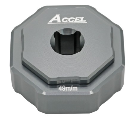 ACCEL KLUCZ DO SERWISU ZAWIESZEŃ PRZEDNICH DWUKOMOROWYCH KAYABA (KYB) ZESTAW DO ROZKRĘCANIA WKŁADU I GŁÓWNEJ NAKRĘTKI 49MM (KAYABA,KYB) (FCT02)(HONDA,KAWASAKI,YAMAHA) (FCT02)