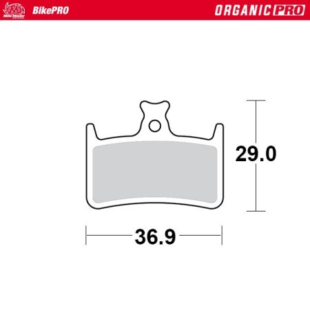 MOTOMASTER WYPRZEDAŻ BIKE PRO KLOCKI HAMULCOWE ROWEROWE ORGANICZNE PRO PASUJE DO HOPE E4, M4, RX4
