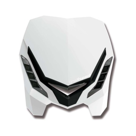 POLISPORT LAMPA PRZEDNIA MODEL EBLAZE LED (ŻARÓWKA LED) KOLOR BIAŁO/CZARNY