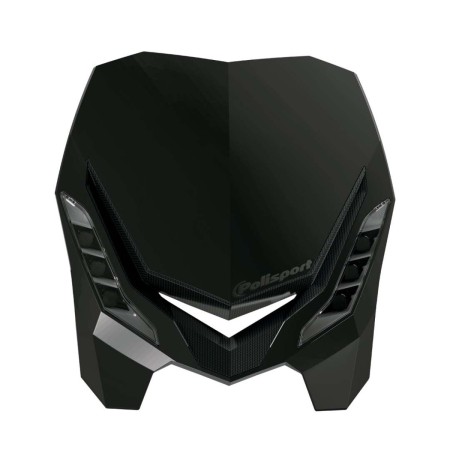 POLISPORT LAMPA PRZEDNIA MODEL EBLAZE LED (ŻARÓWKA LED) KOLOR CZARNY