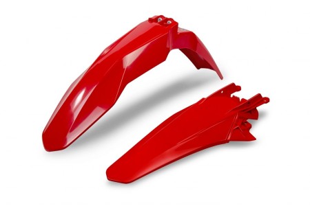 UFO KOMPLET BŁOTNIKÓW GAS GAS EC/ECF 250, EC 300, ECF 350 '2122, KOLOR CZERWONY (GG07124062, GG07126062)