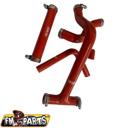 FMPARTS SILIKONOWE WĘŻE/PRZEWODY CHŁODNICY BETA RR 250/300 '20'24 KOLOR CZERWONY