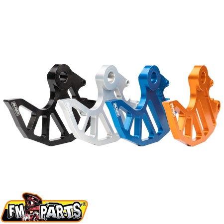 FMPARTS OSŁONA ALUMINIOWA TARCZY HAMULCOWEJ TYLNEJ KTM / HUSQVARNA / GAS GAS '03'23 KOLOR NIEBIESKI