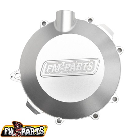 FMPARTS POKRYWA SPRZEGŁA (DEKIEL) WZMACNIANA CNC 6082 ALUMINIUM (WIĘKSZA POJEMNOŚĆ OLEJU) KTM/HUSQVARNA/GAS GAS 250/300 '17'23 KOLOR SREBRNY