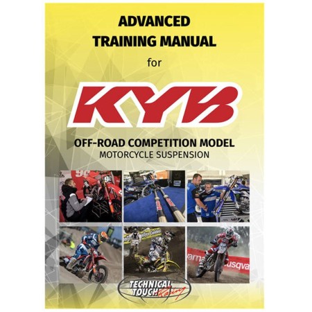 KYB KSIĄŻKA SERWISOWA INSTRUKCJA REGULACJI I USTAWIEŃ ZAWIESZENIA ORAZ SAG (OFFROAD COMPETITION MODEL ADVANCED) ENGLISH (SERVICE MANUAL)
