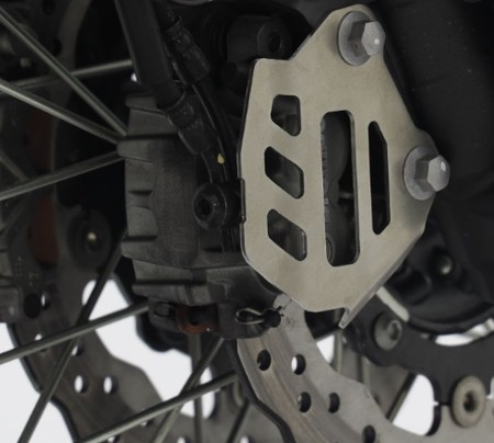 CROSSPRO OSŁONA ZACISKU HAMULCOWEGO PRZÓD YAMAHA XTZ 690 TENERE 700/WORLD RAID '19  '23 KOLOR SREBRNY